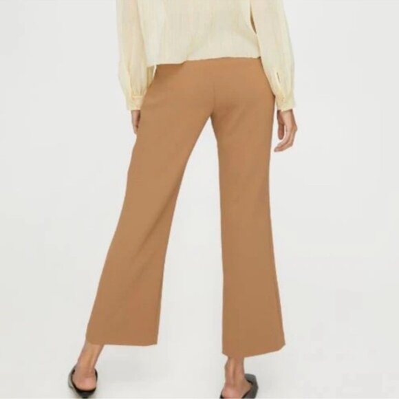 Aritzia Babaton Navy Blue Straight Leg kick Flare Pants Size 6 - Picture 4 of 12